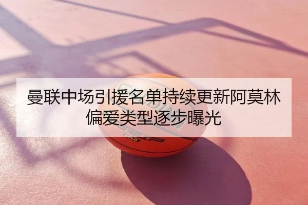 曼联中场引援名单持续更新阿莫林偏爱类型逐步曝光